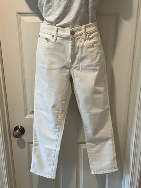GAP White Denim Jeans